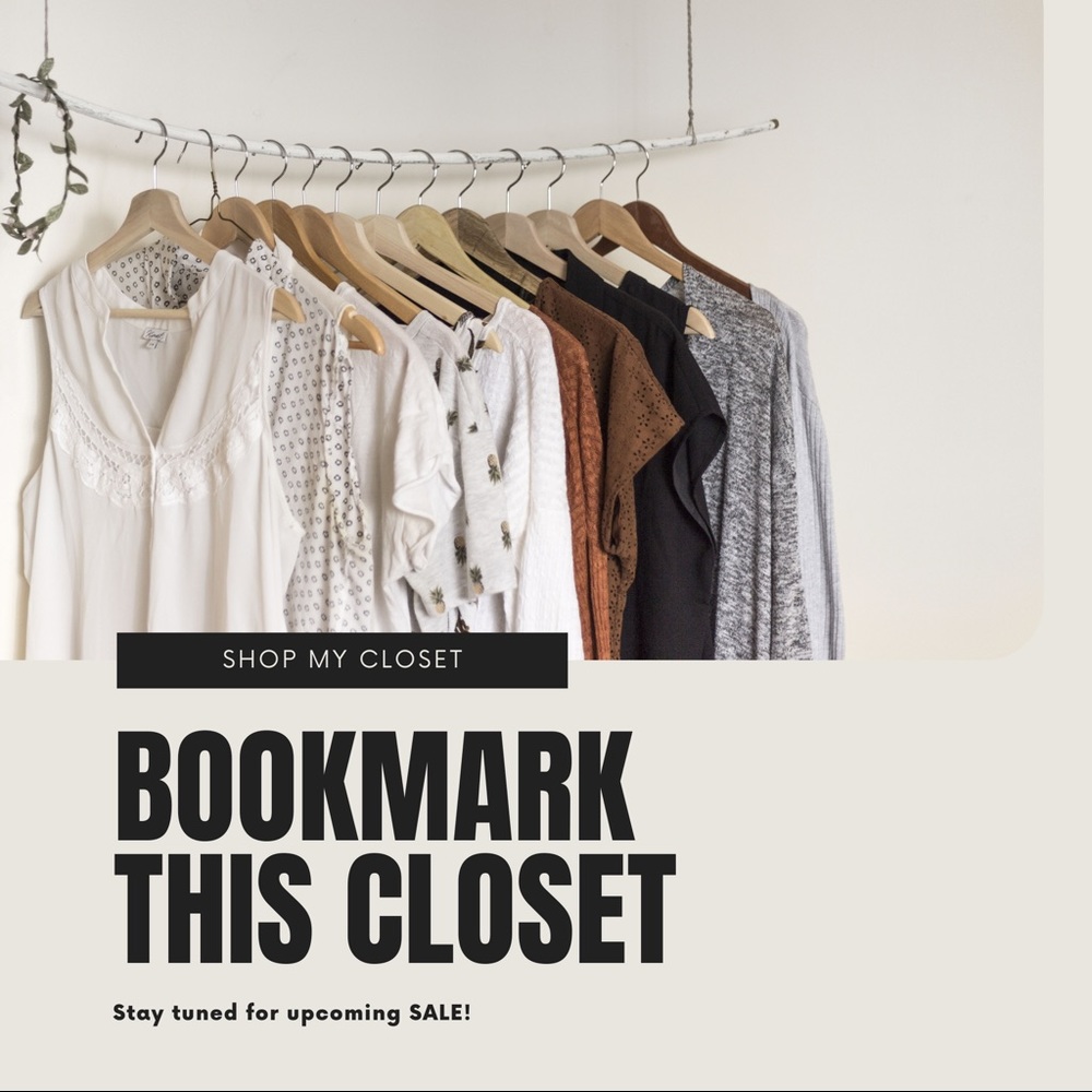 Bookmark this closet! Prices just dropped!